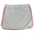 VINTAGE Y2K REEBOK MINI SKIRT WHITE PINK TRIM GOLD LOGO UK 12 M