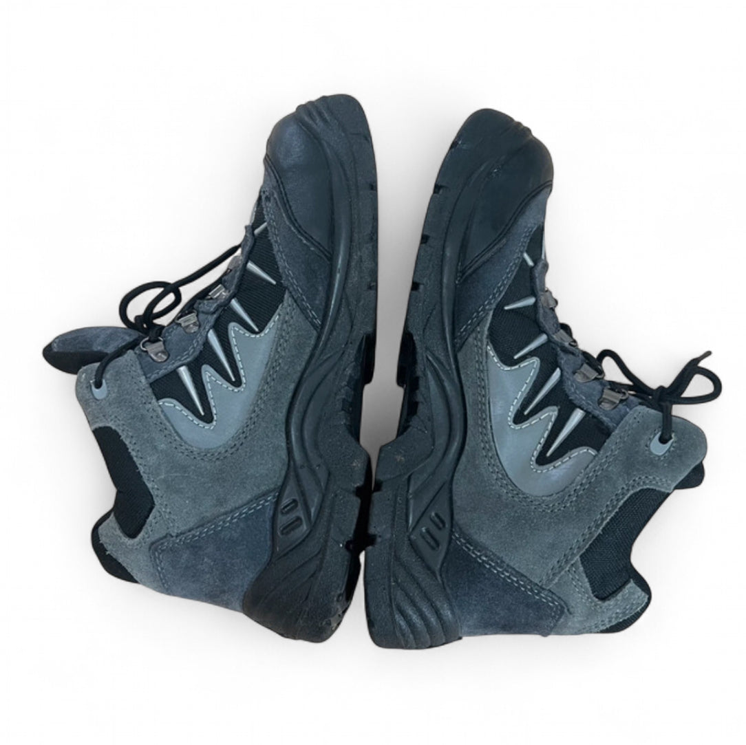 DICKIES WORKWEAR & STREETWEAR SAFETY BOOTS - CHARCOAL GREY / BLACK SUEDE MESH OUTDOOR HIKER