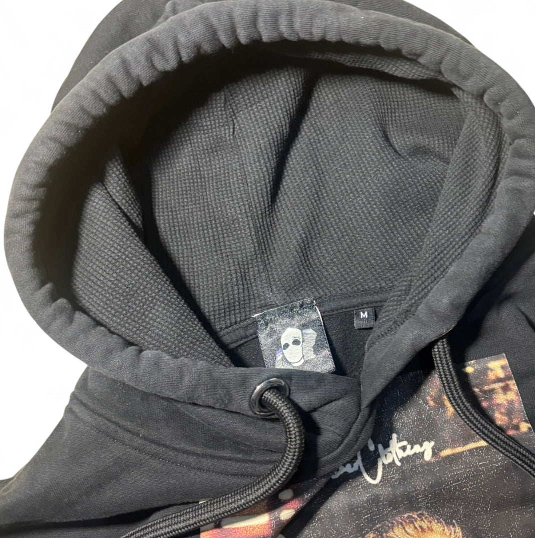 STACKER CLOTHING GODFATHER MOVIE BLACK GRAPHIC HOODIE M