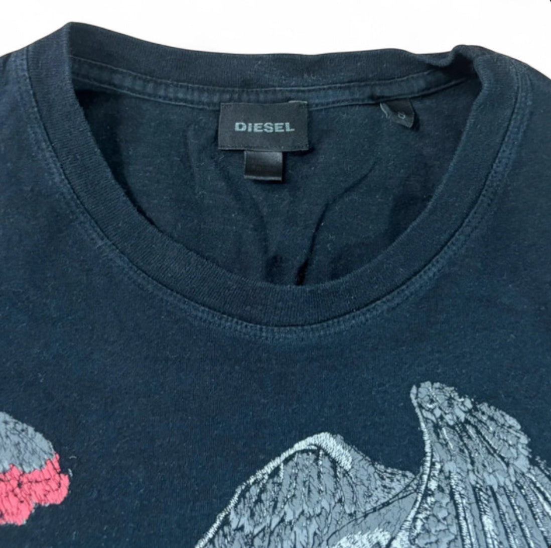 DIESEL 2000s JAPANESE GOTHIC ART TEE - RARE
