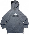 HUF x PEANUTS SNOOPY DARK GREY HOODIE GRAPHIC JUMPER L