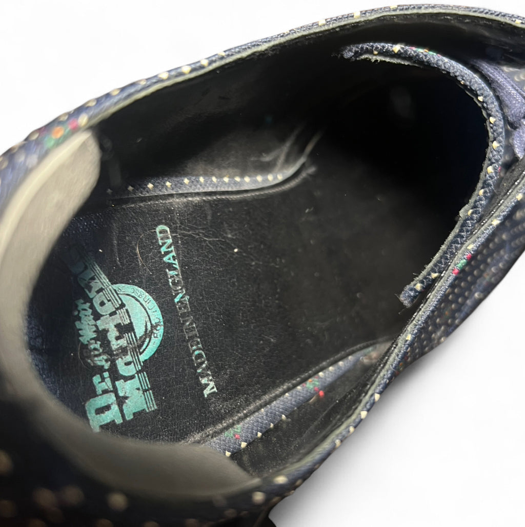DR MARTENS MADE IN ENGLAND 1461 GEOMETRIC OXFORD SHOES NAVY UK 10 EU 45