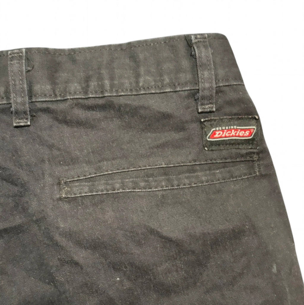 DICKIES CUSTOM SHORTS - 1 OF 1 BEADED WING - BLACK W30 Y2K BIKER