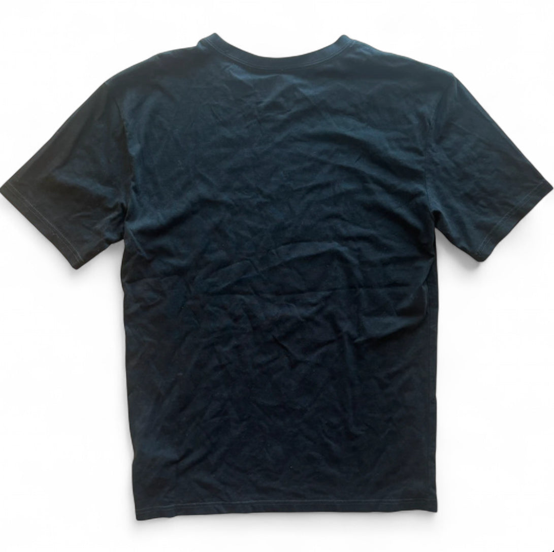 DC SHOES CO GRAPHIC T-SHIRT - BLACK PLANET EARTH WORLDWIDE SKATE COTTON