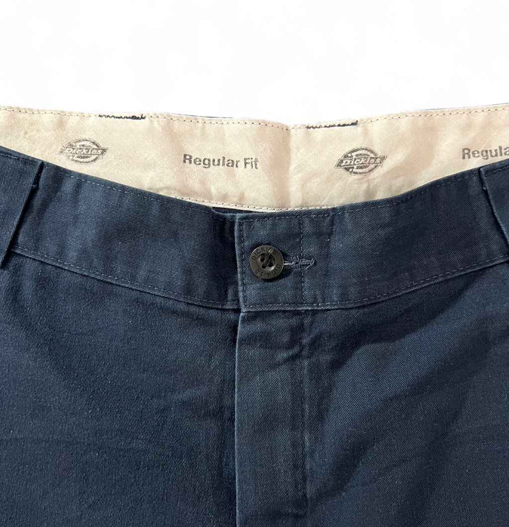 DICKIES REGULAR FIT CARGO SHORTS CUSTOM PAINT SPLATTER & PATCH W40