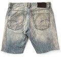G-STAR RAW TRIPLE A STRAIGHT DENIM JORTS LIGHT WASH RAW HEM W34