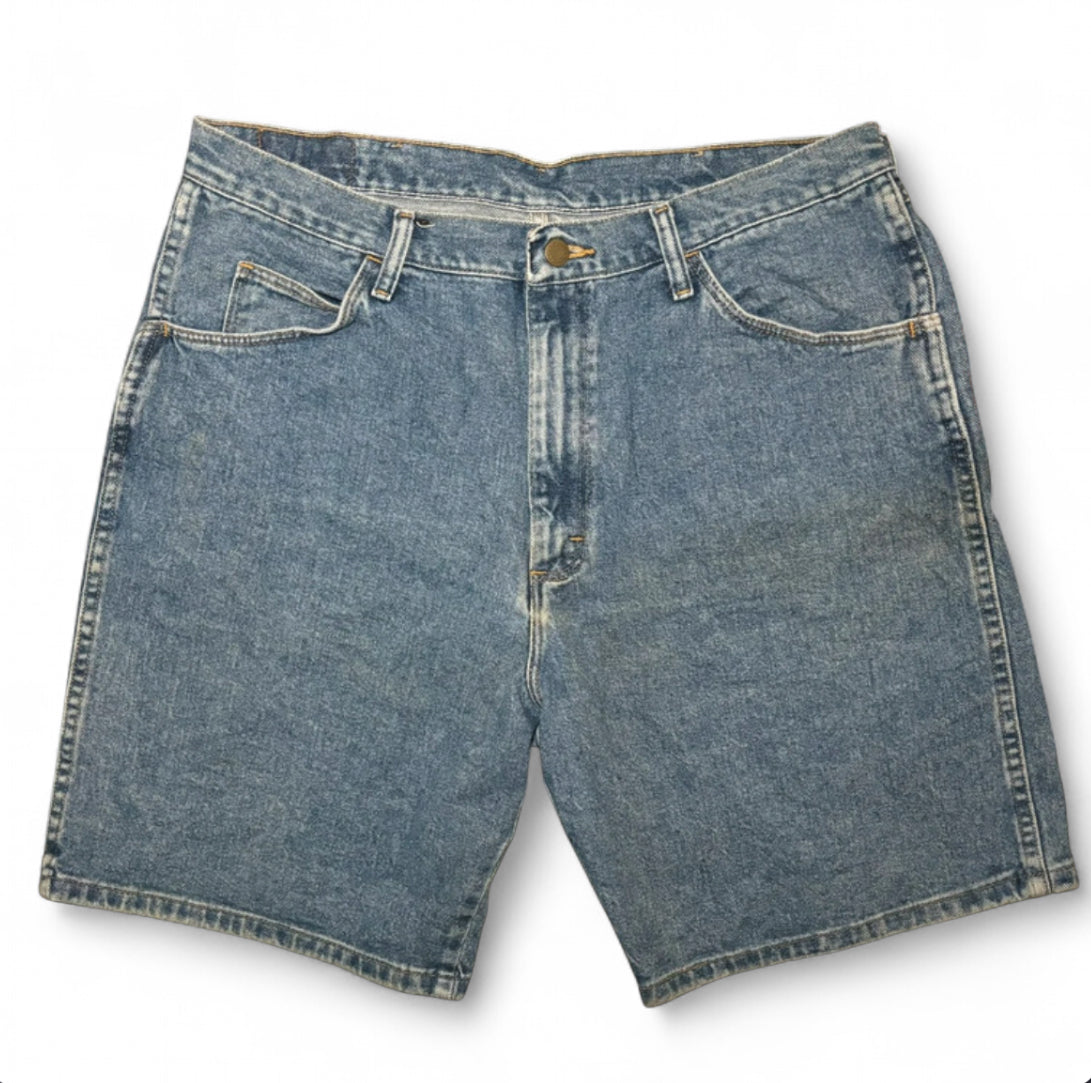 WRANGLER DENIM JORTS WASHED BLUE - 1 OF 1 CUSTOM LOONEY TUNES